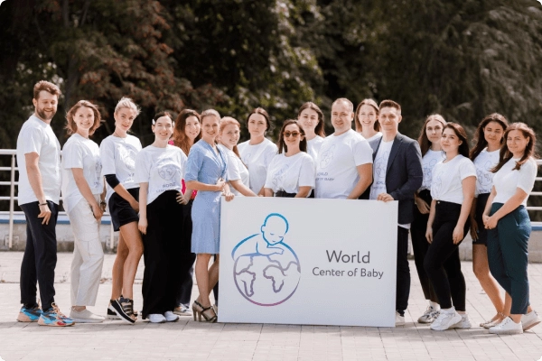 Behind the facade of World Center of Baby